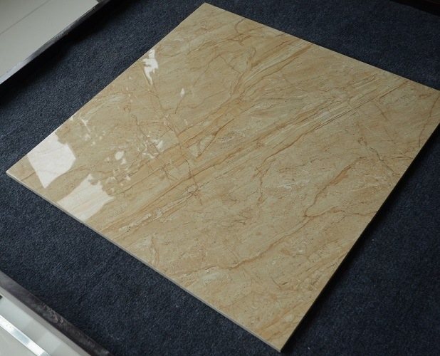 Polished glazed tile